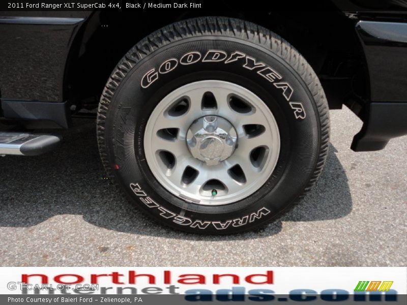 Black / Medium Dark Flint 2011 Ford Ranger XLT SuperCab 4x4