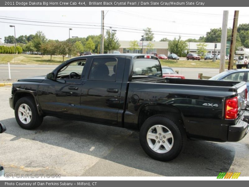  2011 Dakota Big Horn Crew Cab 4x4 Brilliant Black Crystal Pearl