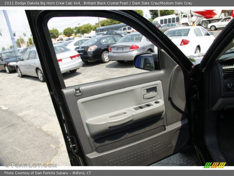Brilliant Black Crystal Pearl / Dark Slate Gray/Medium Slate Gray 2011 Dodge Dakota Big Horn Crew Cab 4x4