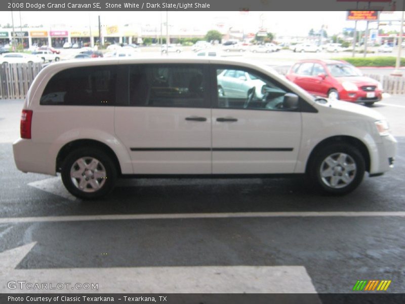 Stone White / Dark Slate/Light Shale 2008 Dodge Grand Caravan SE