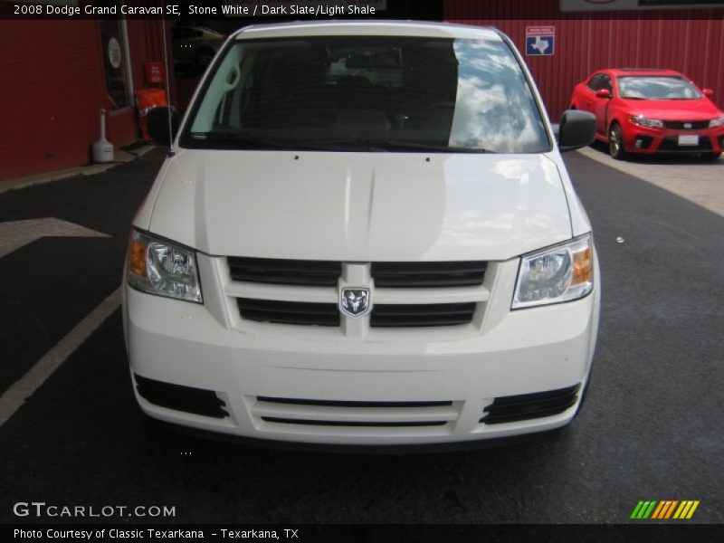 Stone White / Dark Slate/Light Shale 2008 Dodge Grand Caravan SE