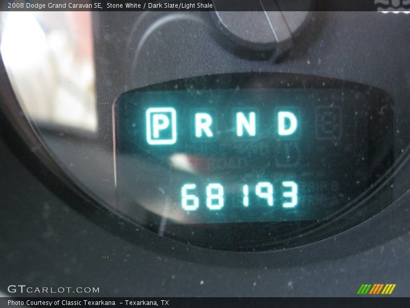 Stone White / Dark Slate/Light Shale 2008 Dodge Grand Caravan SE
