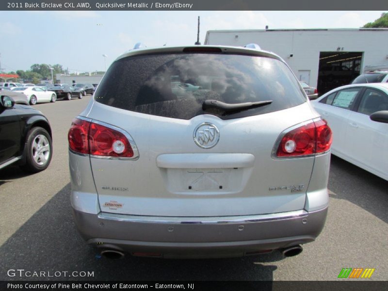 Quicksilver Metallic / Ebony/Ebony 2011 Buick Enclave CXL AWD