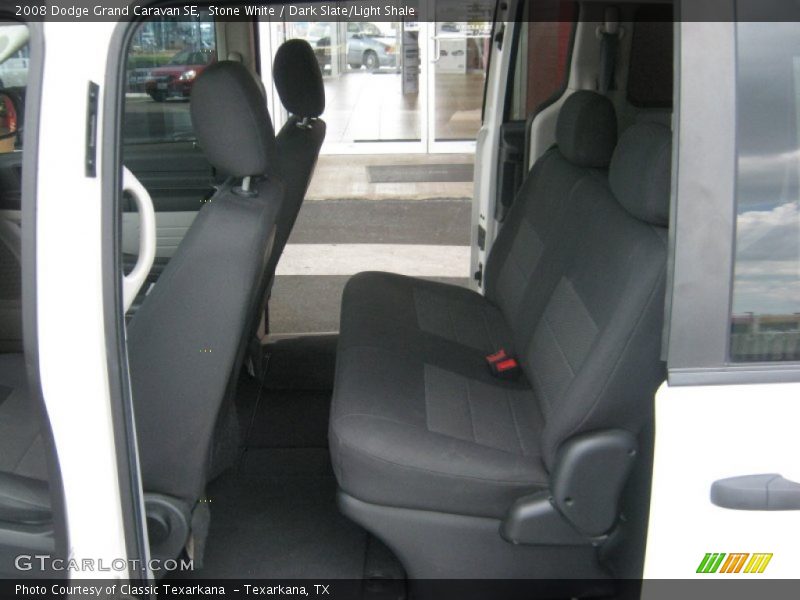 Stone White / Dark Slate/Light Shale 2008 Dodge Grand Caravan SE