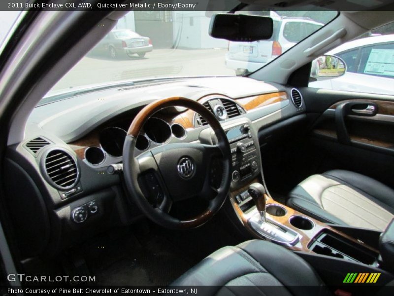Quicksilver Metallic / Ebony/Ebony 2011 Buick Enclave CXL AWD