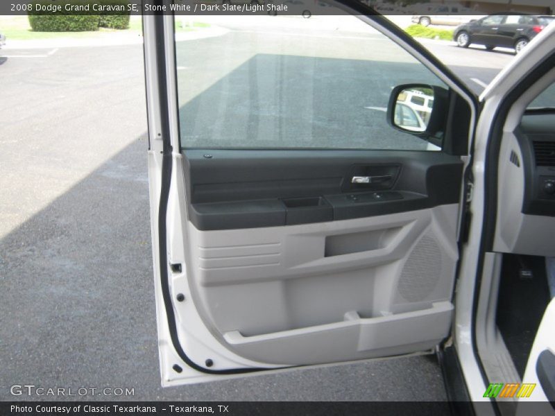 Stone White / Dark Slate/Light Shale 2008 Dodge Grand Caravan SE