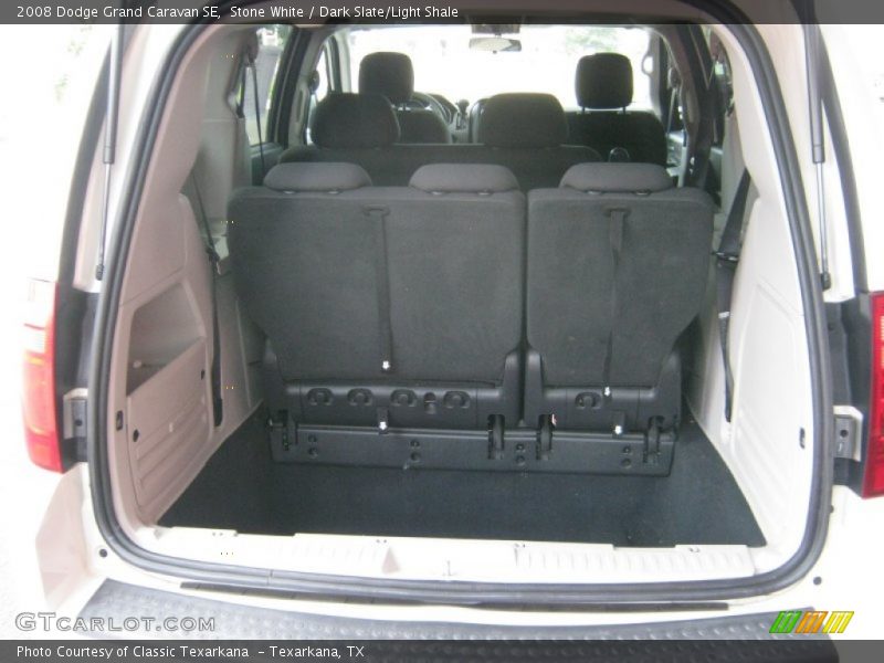 Stone White / Dark Slate/Light Shale 2008 Dodge Grand Caravan SE
