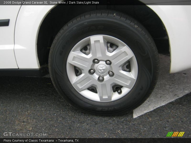 Stone White / Dark Slate/Light Shale 2008 Dodge Grand Caravan SE