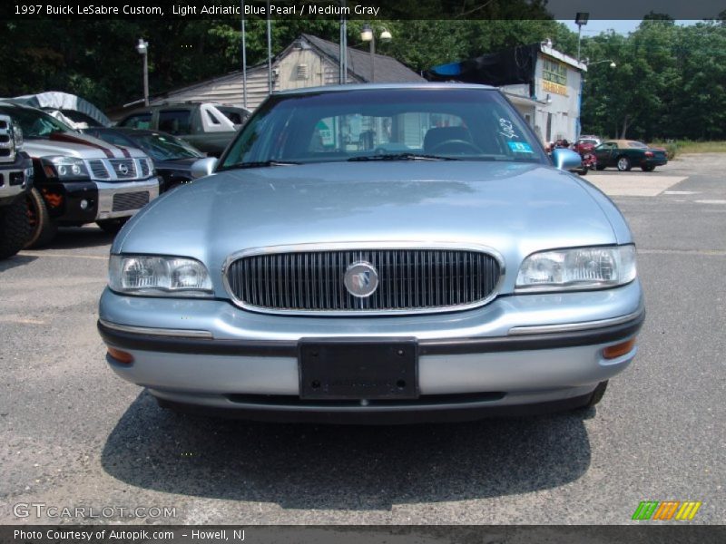 Light Adriatic Blue Pearl / Medium Gray 1997 Buick LeSabre Custom