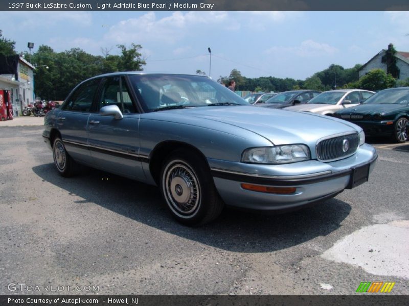 Light Adriatic Blue Pearl / Medium Gray 1997 Buick LeSabre Custom