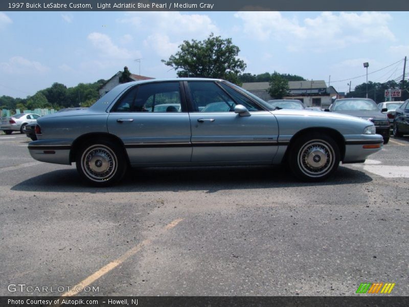 Light Adriatic Blue Pearl / Medium Gray 1997 Buick LeSabre Custom