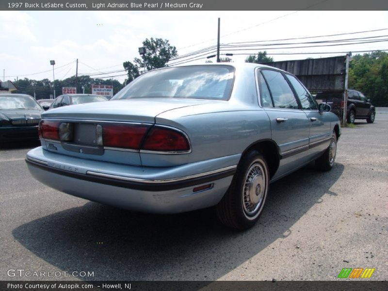 Light Adriatic Blue Pearl / Medium Gray 1997 Buick LeSabre Custom