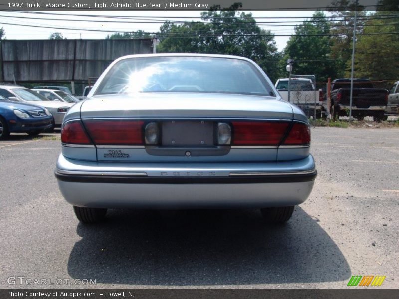 Light Adriatic Blue Pearl / Medium Gray 1997 Buick LeSabre Custom