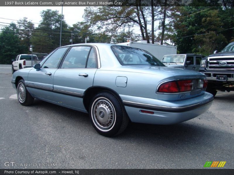 Light Adriatic Blue Pearl / Medium Gray 1997 Buick LeSabre Custom