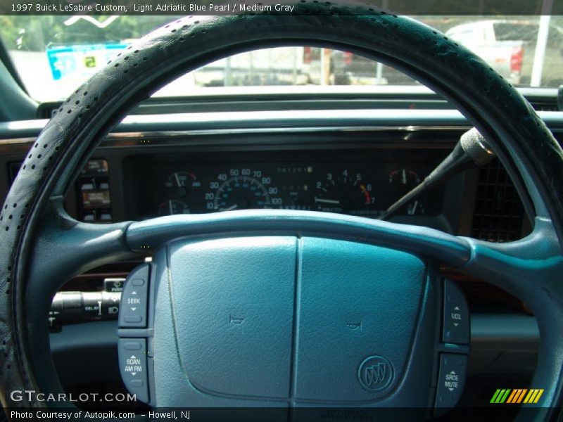 Light Adriatic Blue Pearl / Medium Gray 1997 Buick LeSabre Custom