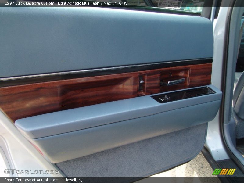 Light Adriatic Blue Pearl / Medium Gray 1997 Buick LeSabre Custom