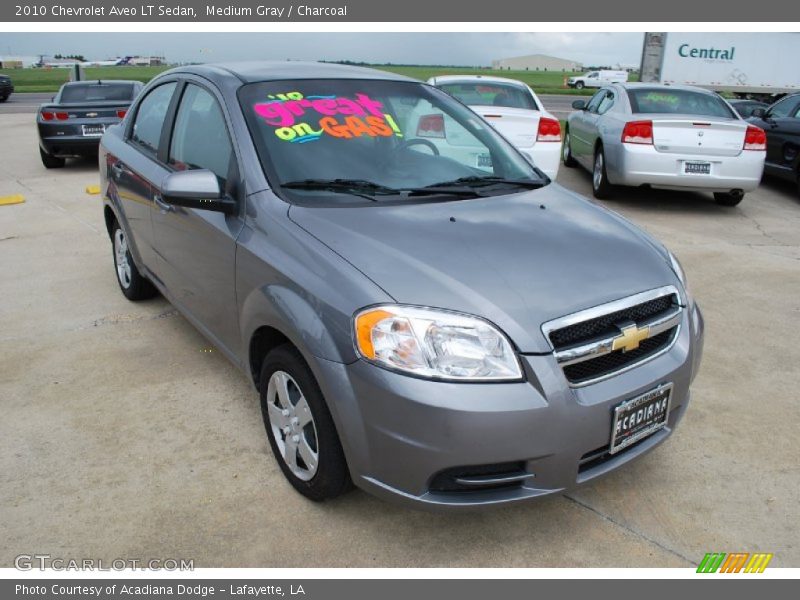 Medium Gray / Charcoal 2010 Chevrolet Aveo LT Sedan