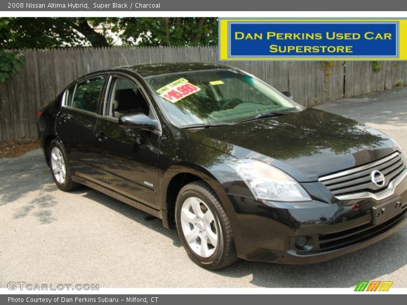 Super Black / Charcoal 2008 Nissan Altima Hybrid