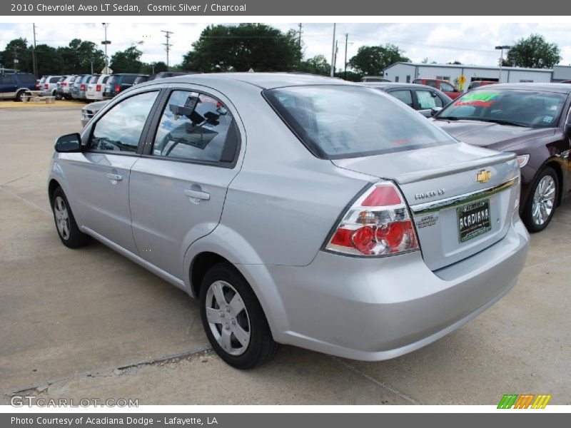 Cosmic Silver / Charcoal 2010 Chevrolet Aveo LT Sedan