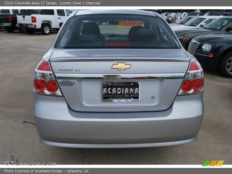 Cosmic Silver / Charcoal 2010 Chevrolet Aveo LT Sedan