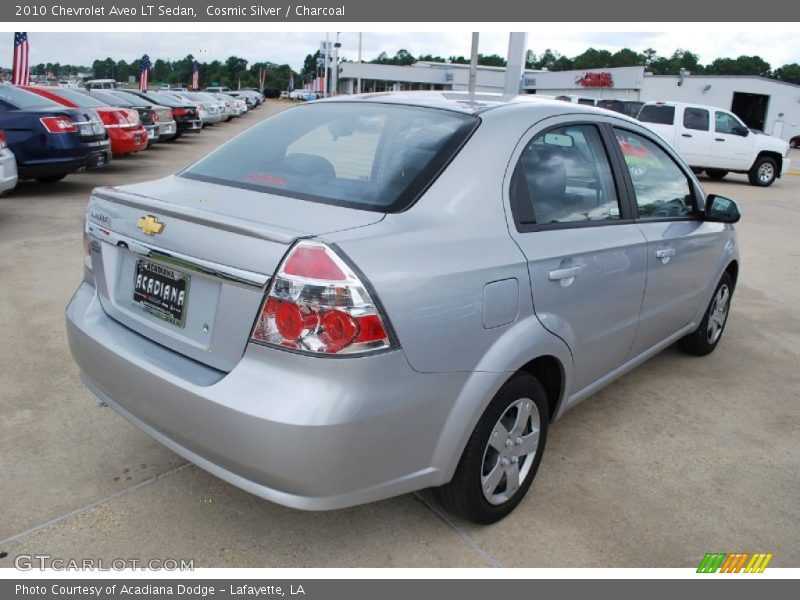 Cosmic Silver / Charcoal 2010 Chevrolet Aveo LT Sedan