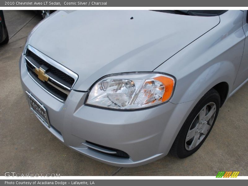 Cosmic Silver / Charcoal 2010 Chevrolet Aveo LT Sedan