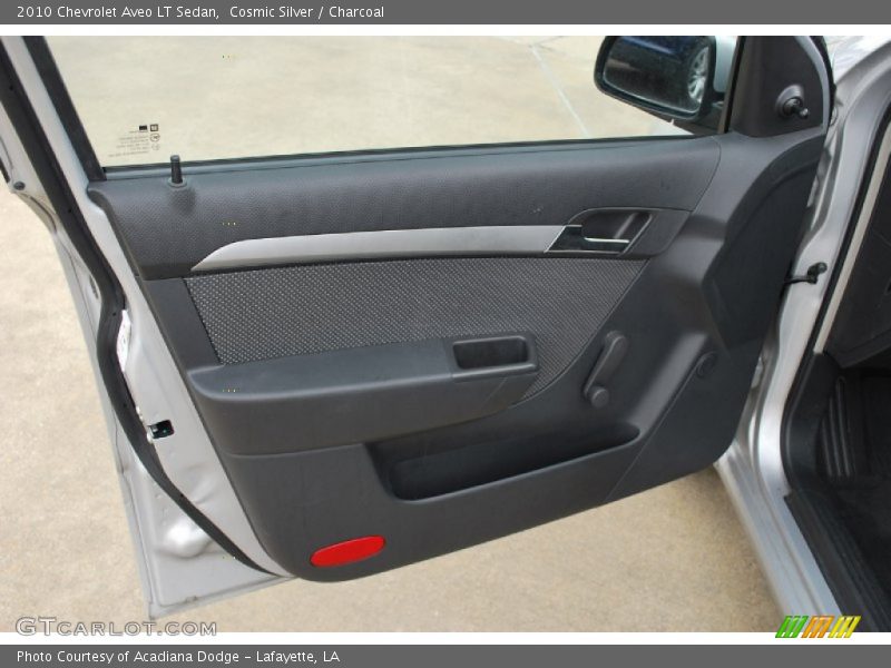 Cosmic Silver / Charcoal 2010 Chevrolet Aveo LT Sedan