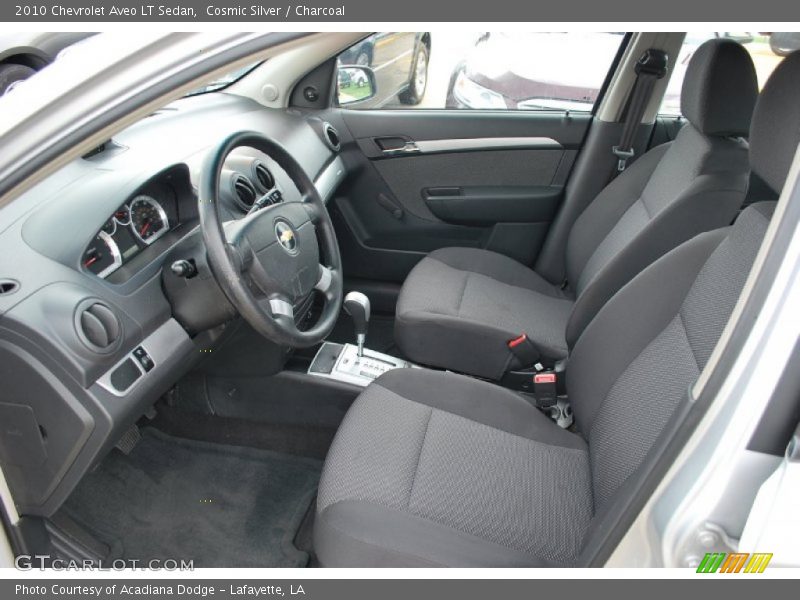 Cosmic Silver / Charcoal 2010 Chevrolet Aveo LT Sedan