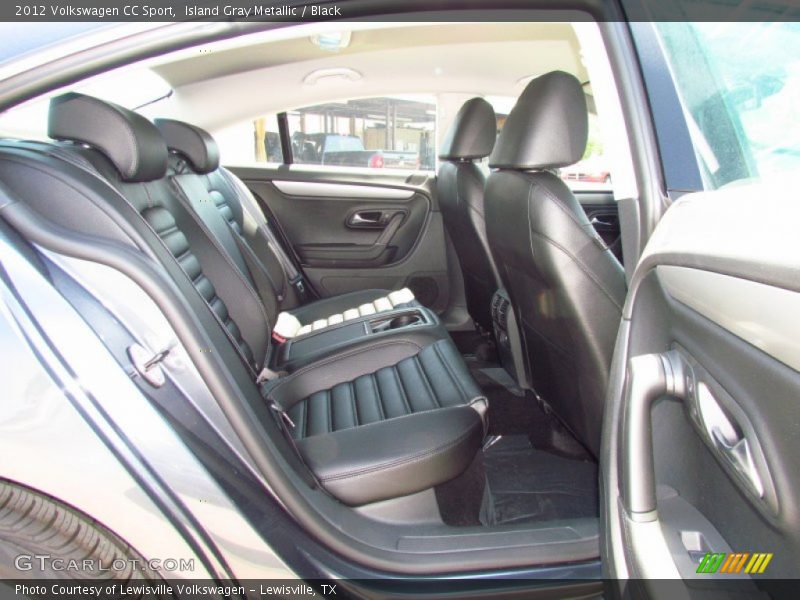 Island Gray Metallic / Black 2012 Volkswagen CC Sport