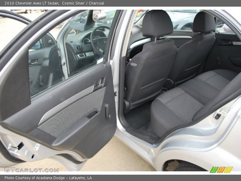Cosmic Silver / Charcoal 2010 Chevrolet Aveo LT Sedan