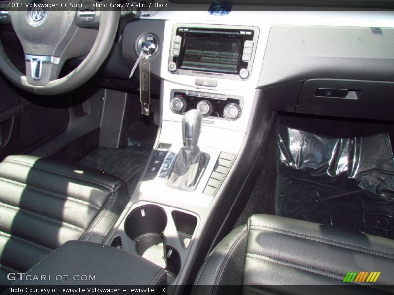 Island Gray Metallic / Black 2012 Volkswagen CC Sport