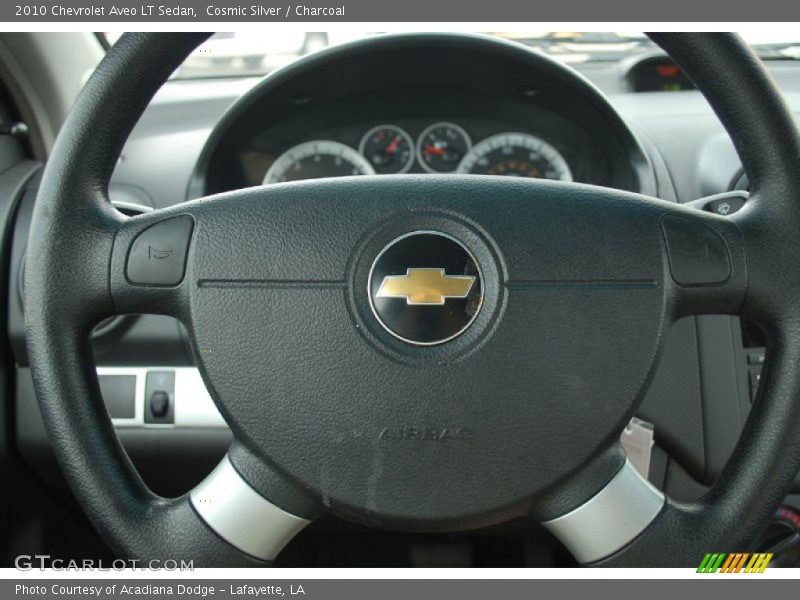 Cosmic Silver / Charcoal 2010 Chevrolet Aveo LT Sedan