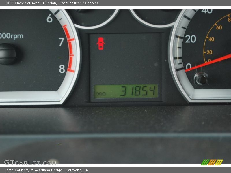 Cosmic Silver / Charcoal 2010 Chevrolet Aveo LT Sedan