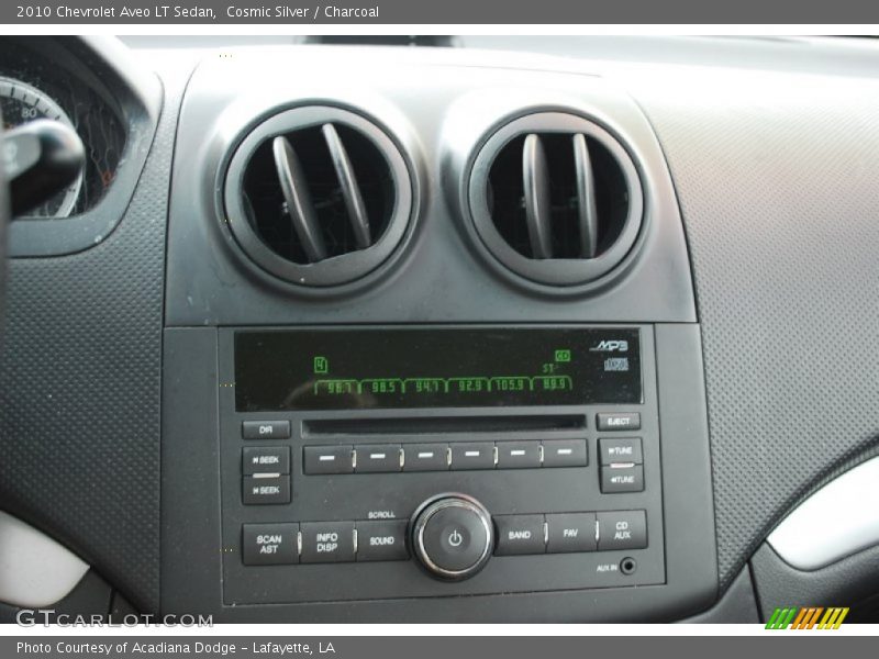 Cosmic Silver / Charcoal 2010 Chevrolet Aveo LT Sedan