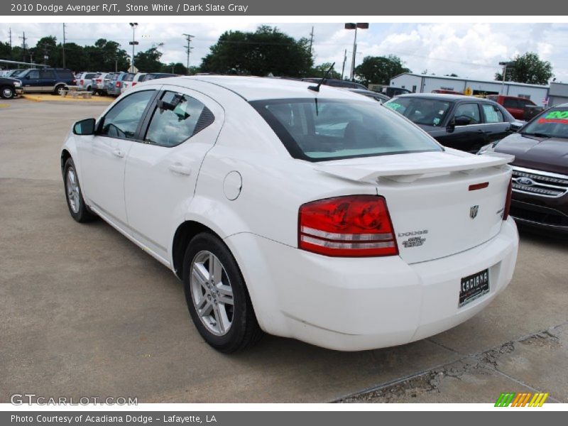 Stone White / Dark Slate Gray 2010 Dodge Avenger R/T