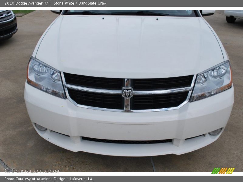 Stone White / Dark Slate Gray 2010 Dodge Avenger R/T