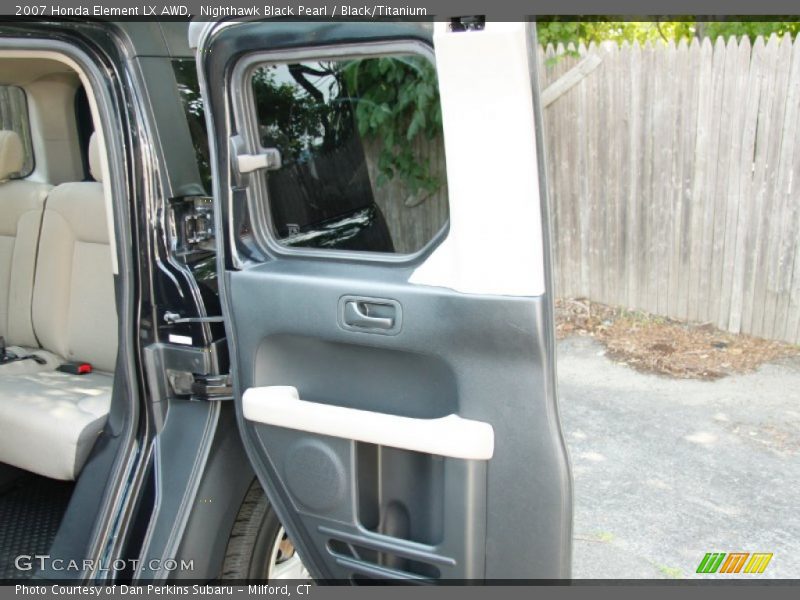 Nighthawk Black Pearl / Black/Titanium 2007 Honda Element LX AWD