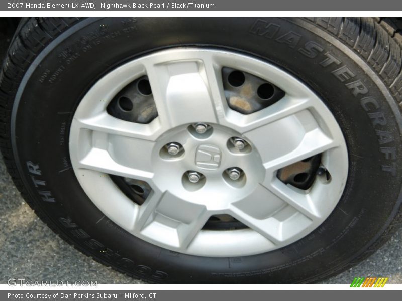 Nighthawk Black Pearl / Black/Titanium 2007 Honda Element LX AWD