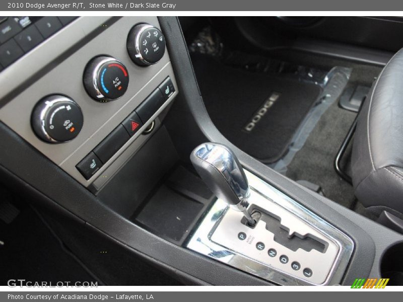 Stone White / Dark Slate Gray 2010 Dodge Avenger R/T