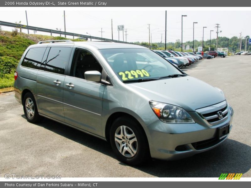 Slate Green Metallic / Gray 2006 Honda Odyssey EX-L