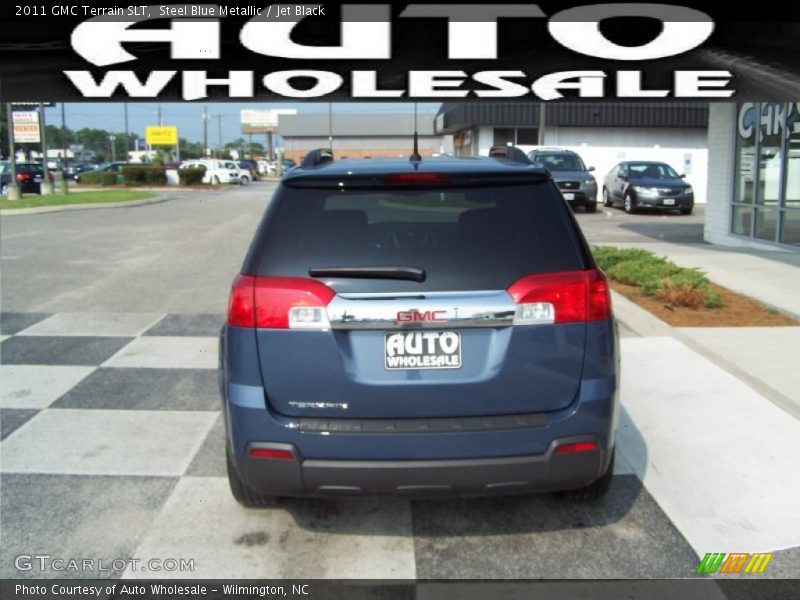 Steel Blue Metallic / Jet Black 2011 GMC Terrain SLT