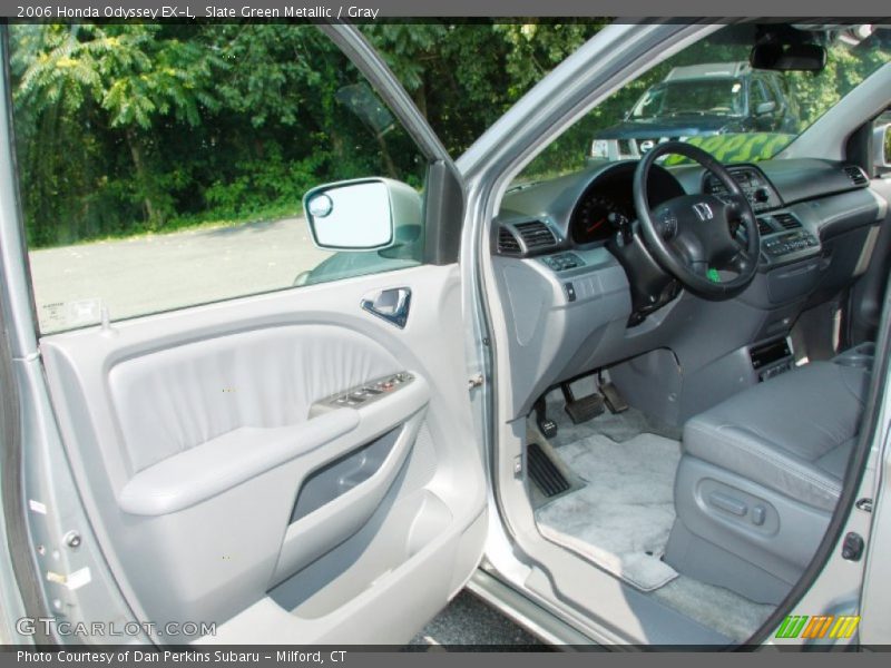 Slate Green Metallic / Gray 2006 Honda Odyssey EX-L