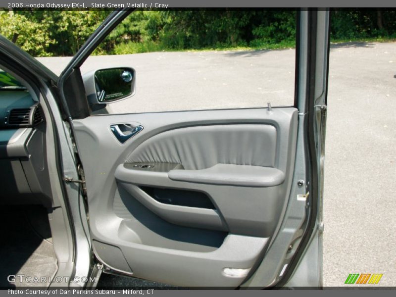 Slate Green Metallic / Gray 2006 Honda Odyssey EX-L