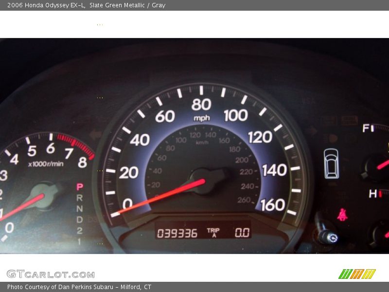 Slate Green Metallic / Gray 2006 Honda Odyssey EX-L