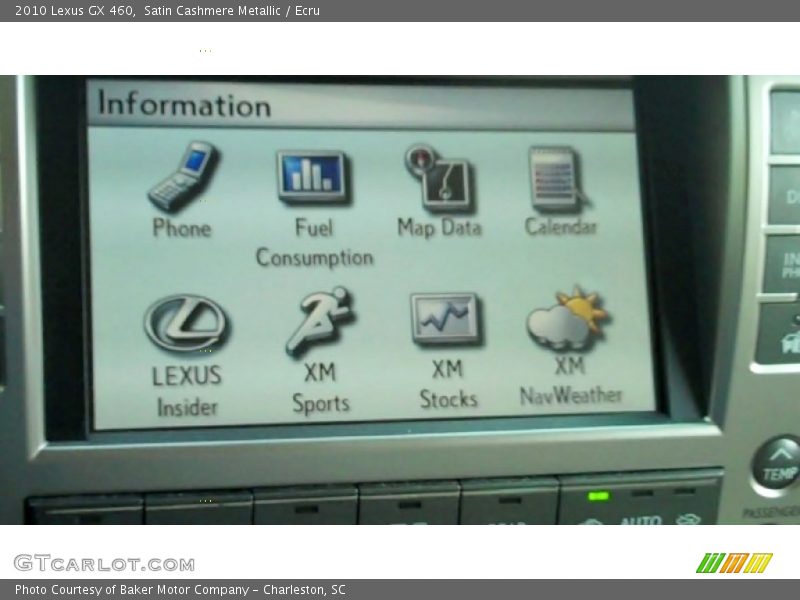 Satin Cashmere Metallic / Ecru 2010 Lexus GX 460