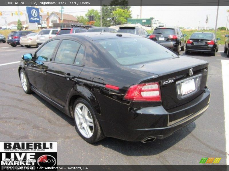Nighthawk Black Pearl / Ebony 2008 Acura TL 3.2