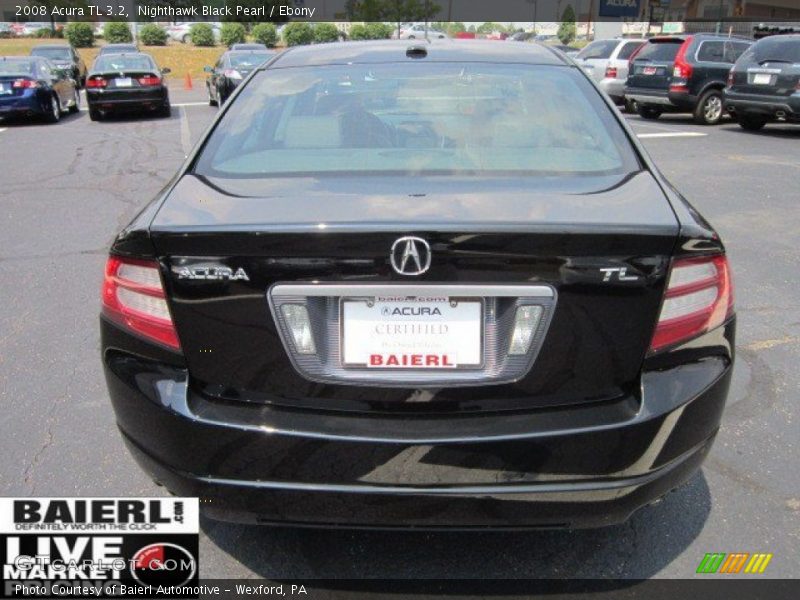 Nighthawk Black Pearl / Ebony 2008 Acura TL 3.2
