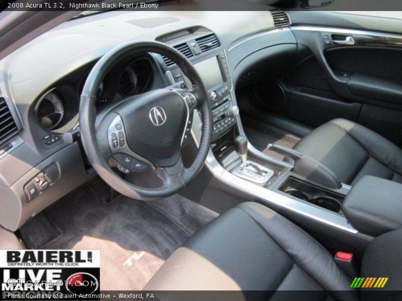 Nighthawk Black Pearl / Ebony 2008 Acura TL 3.2