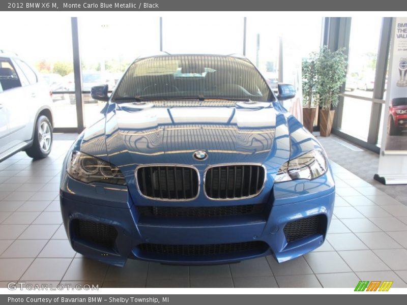 Monte Carlo Blue Metallic / Black 2012 BMW X6 M