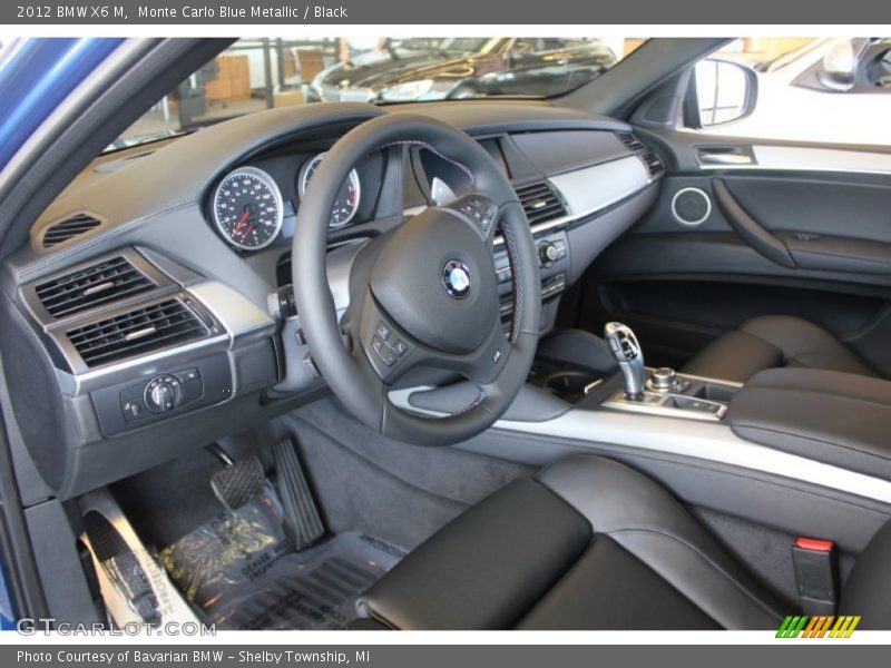  2012 X6 M  Black Interior